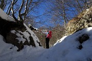 RESEGONE innevato e ‘Porta del Palio’ ad anello da Fuipiano Valle Imagna il 16 febbraio 2019- FOTOGALLERY